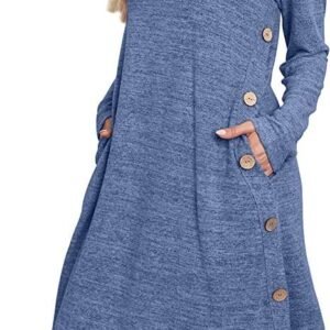 Aokosor Jumper Dress for Women Long Sleeve