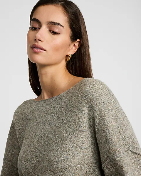 heathered off the shoulder sweater heathered off the shoulder sweater