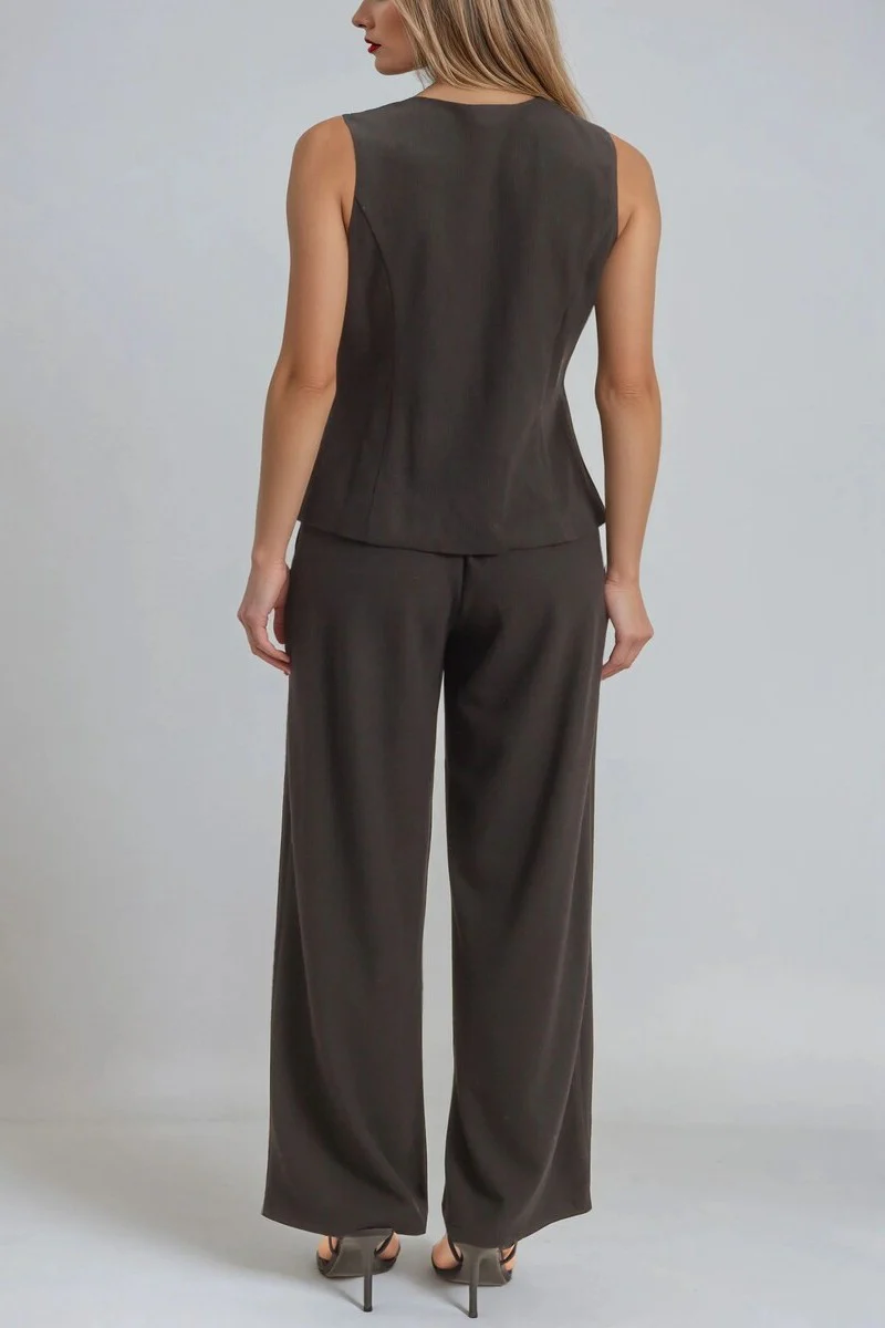 knit vest & pant set knit vest & pant set