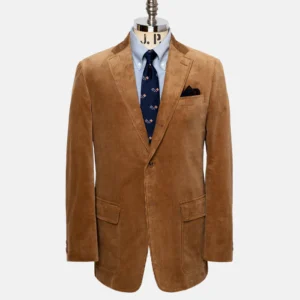 made in usa tan duca visconti corduroy sport coat
