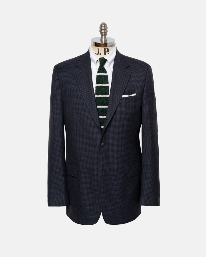 made in canada navy mini check sport coat made in canada navy mini check sport coat