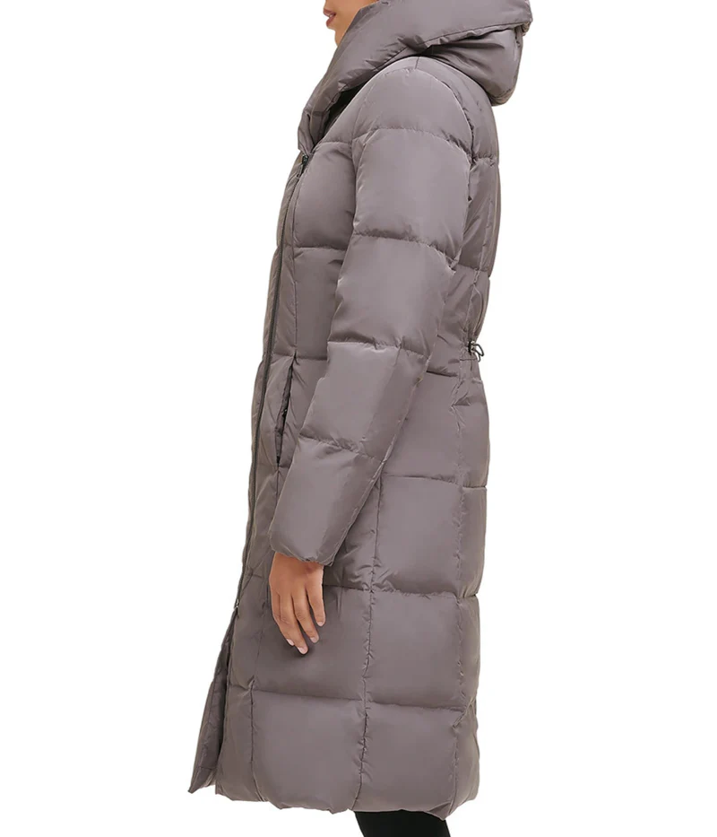 asymmetrical pillow collar down coat carbon asymmetrical pillow collar down coat carbon