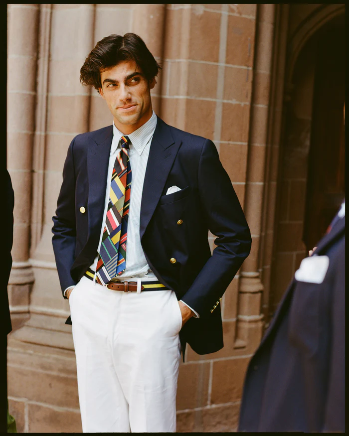 made in usa double breasted navy tropical wool blazer made in usa double breasted navy tropical wool blazer