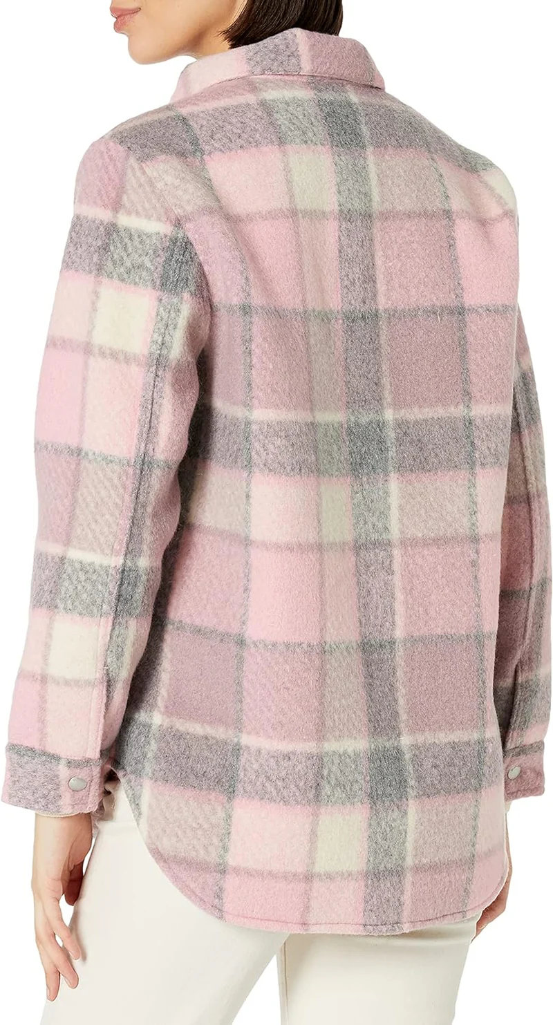 multi color plaid shacket multi color plaid shacket