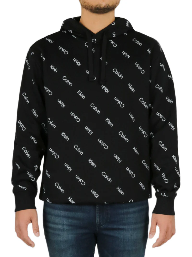 long sleeves iconic allover pullover hoodie long sleeves iconic allover pullover hoodie