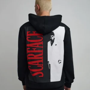 scarface classic hoodie black (copy)