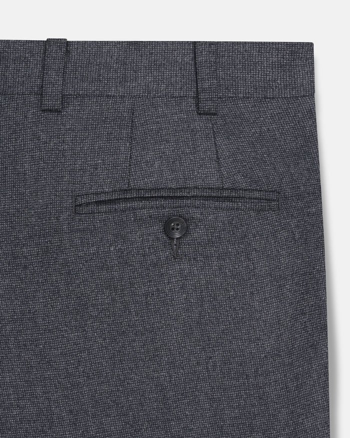 made in canada gray ticweave wool trouser made in canada gray ticweave wool trouser