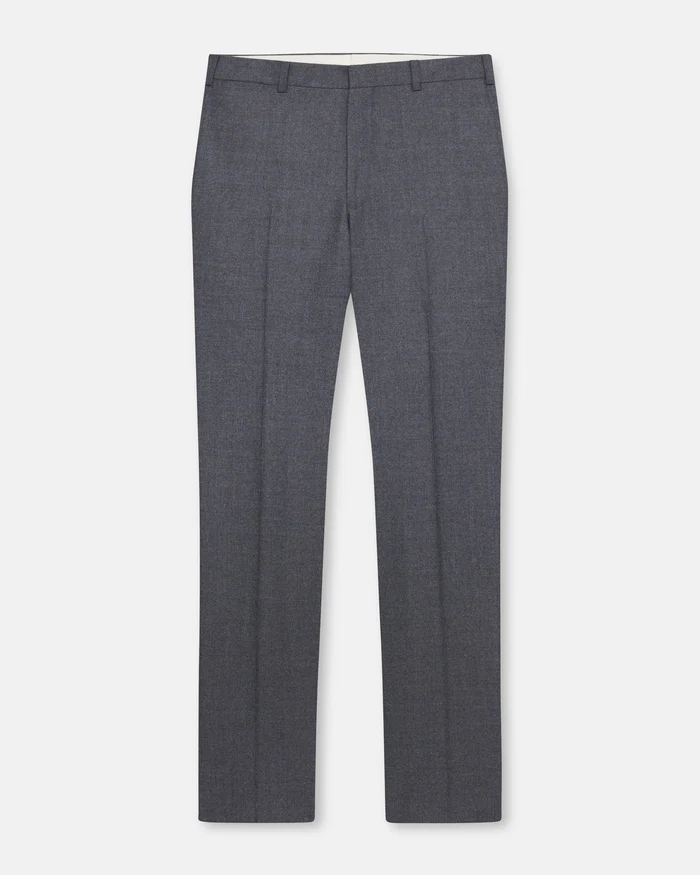 made in canada gray ticweave wool trouser made in canada gray ticweave wool trouser