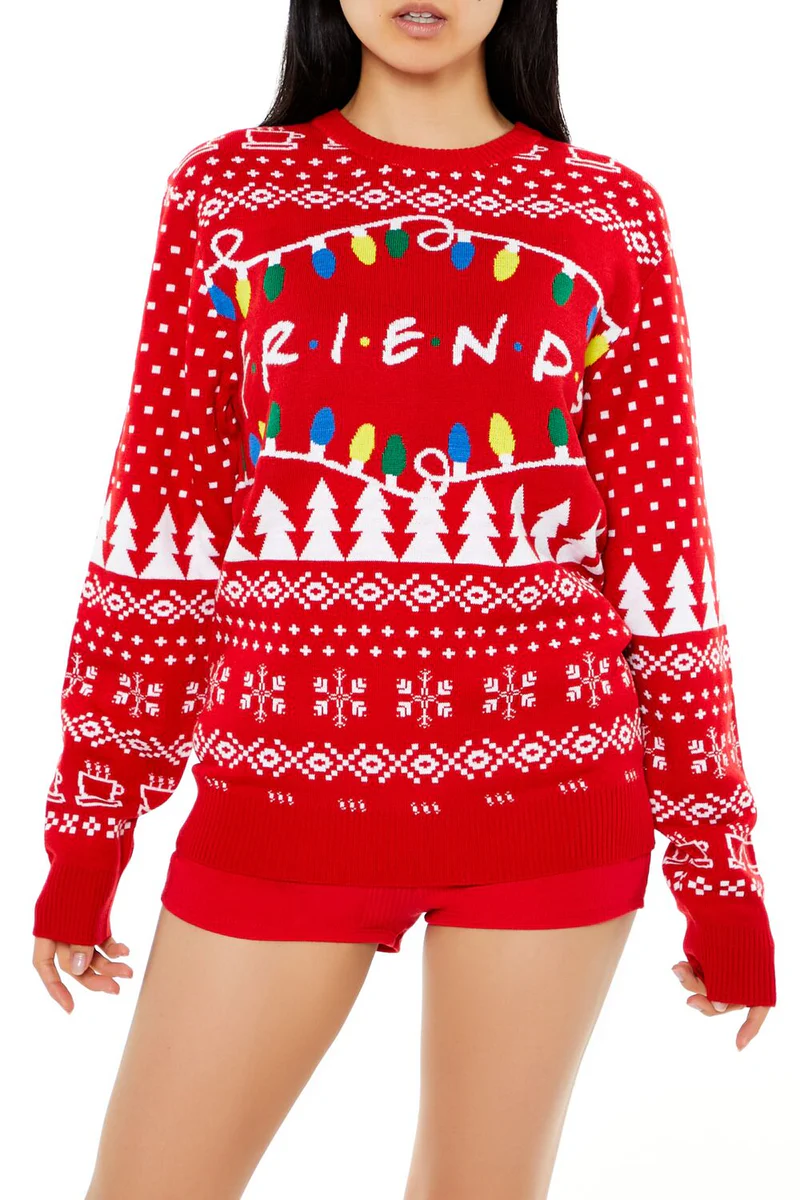 friends fair isle christmas sweater friends fair isle christmas sweater
