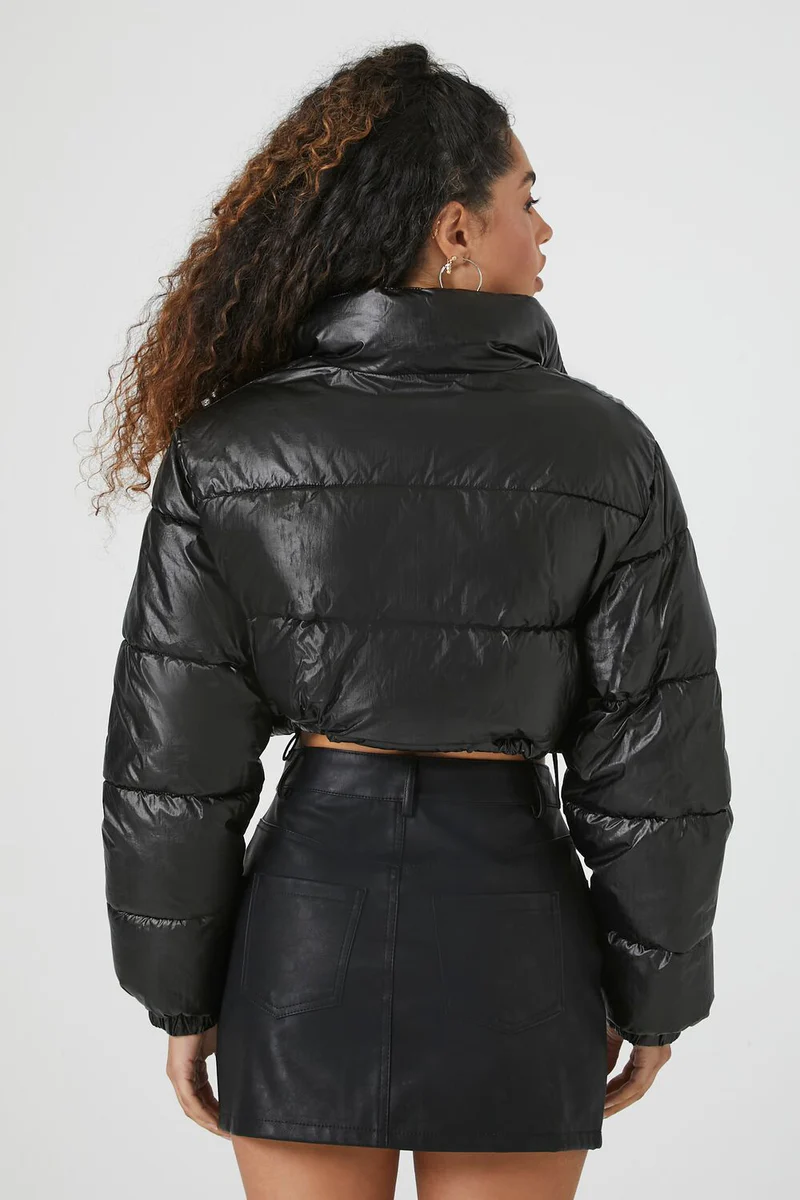 cropped puffer jacket cropped puffer jacket