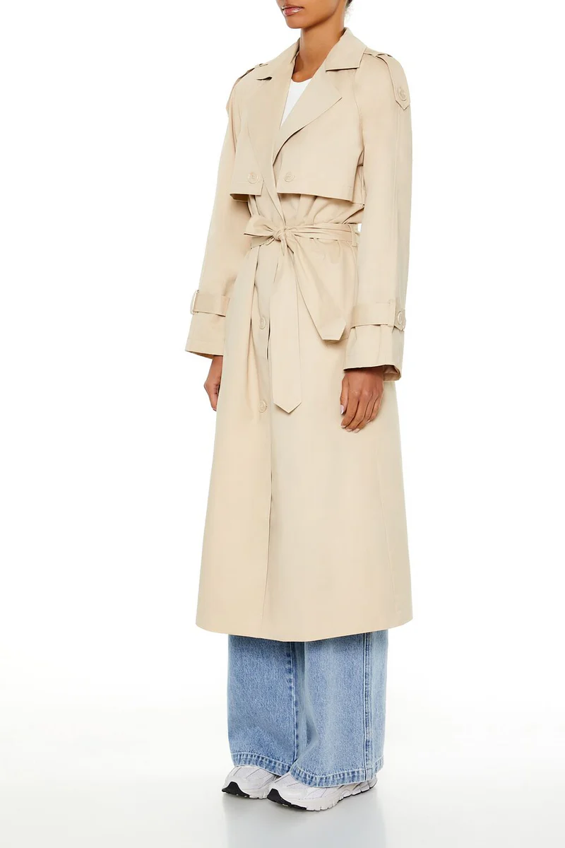 tie front notched trench coat tie front notched trench coat