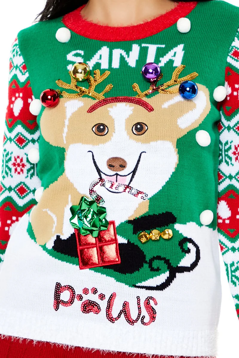 santa paws fair isle sweater santa paws fair isle sweater