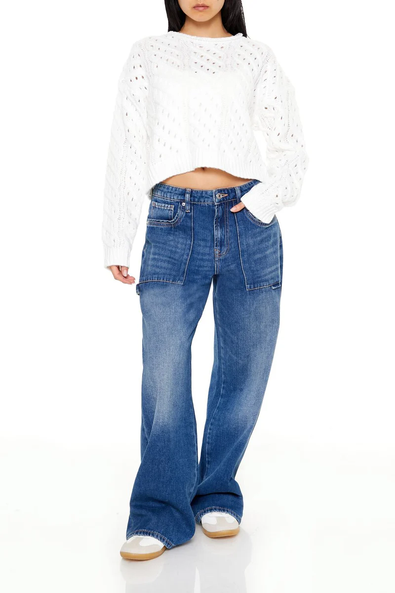 open cable knit sweater open cable knit sweater