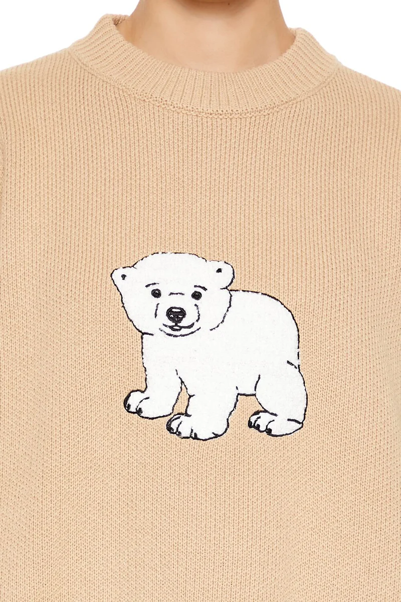polar bear crew sweater polar bear crew sweater