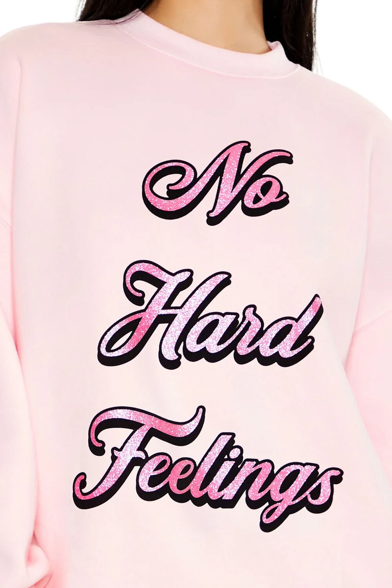 glitter no hard feelings pullover glitter no hard feelings pullover